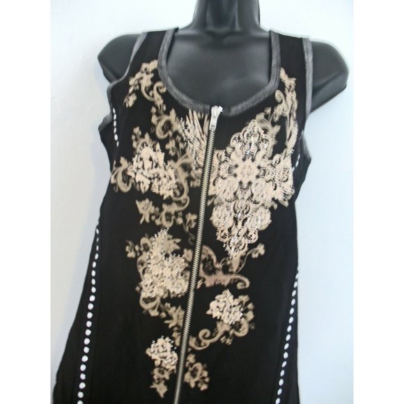 from Los Angeles bus stop Fleur De Lis and Rose tank top size XL - Picture 2 of 7